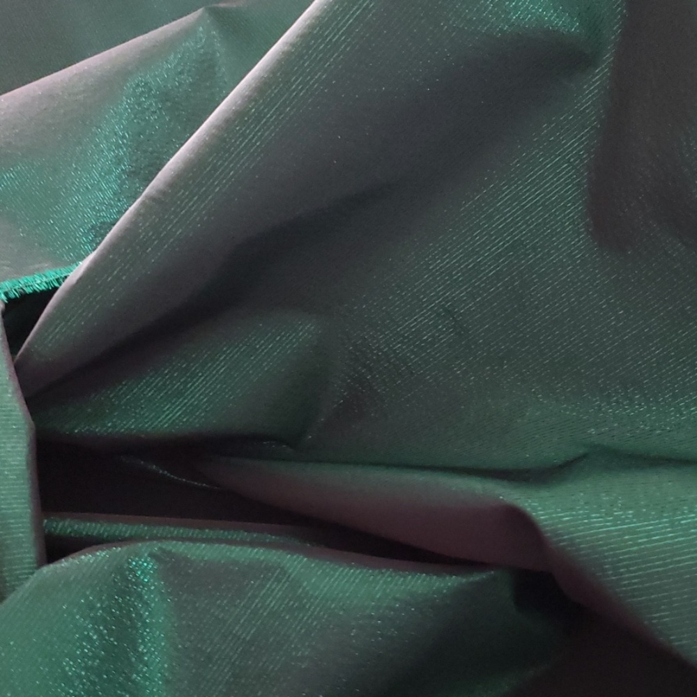 Metallic Fabric- Green fabric